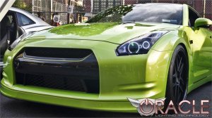 Nissan GT-R Headlight Halo Kit - ORACLE Lighting - LED - Red - `09-`13